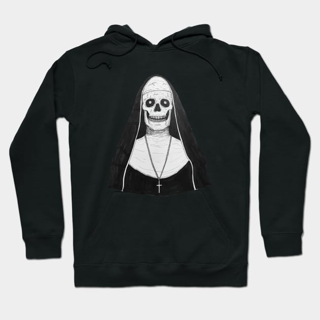 Horror nun Hoodie by Swtch